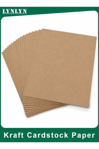 Generic A4 Kraft Cardstock Paper, 50 Sheets Brown Thick Card Paper, Acid Free...