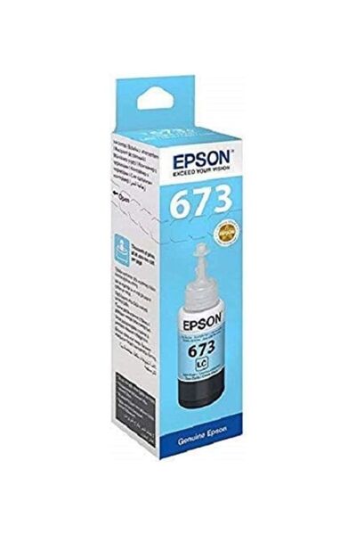 Generic Eco Tank 673 Ink Bottle - LIGHT CYAN Cyan