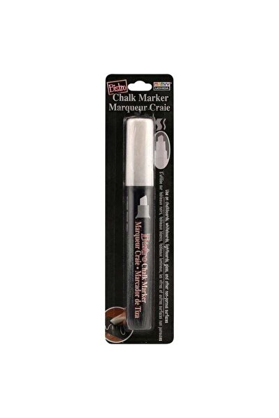 Generic Uchida 483-C-0 Chisel Tip Bistro Chalk Marker, White