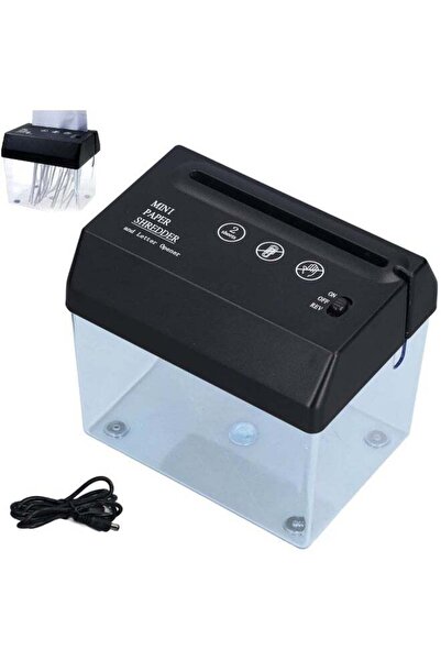 Generic USB Paper Shredder, A6 Micro Cut Paper with Letter Opener Function Po...