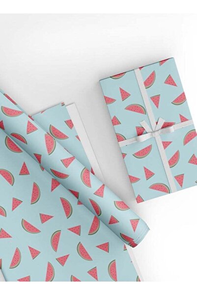 Generic Watermelon Wrapping Paper Pack – 4 Sheets (50 x 70 cm Each) – Fun Col...
