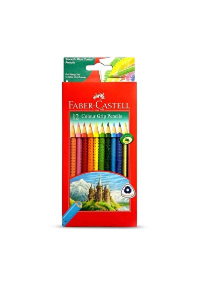 Generic Faber Castell Smooth Rich Coloring Grip Pencils- 12pcs