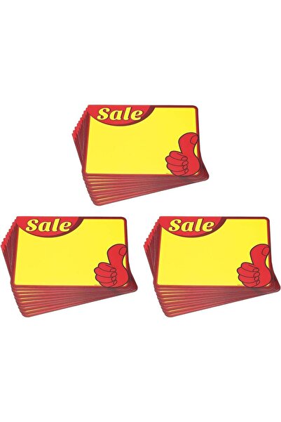 Generic ARS Our Sale Square Signs Price Tags Star Pricing Labels 7 x 5.5 Inch...