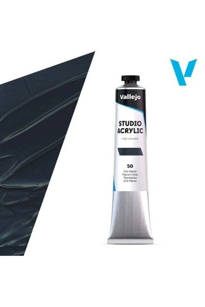 Generic Professional Acrylic Paint for Artists & Studios – Payne’s Grey, High...