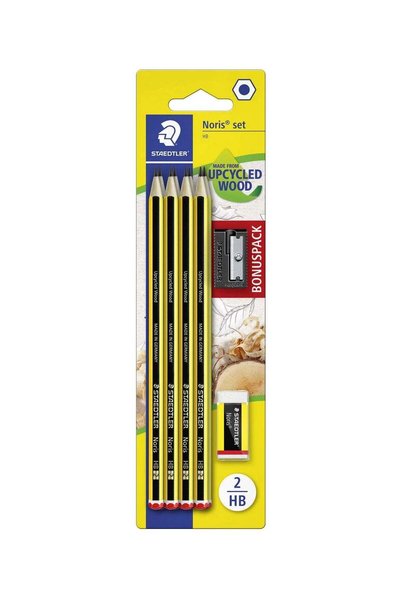 Generic Noris Pencil With Eraser And Sharpener