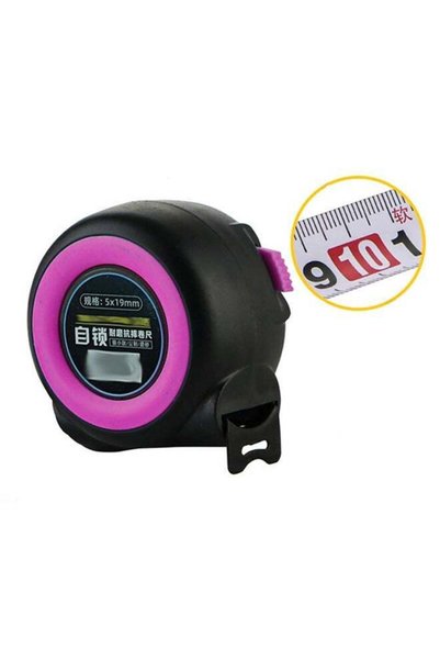 Generic Tape Measure 5M Self-Locking, Steel Made Retractable Measurement, Imp...