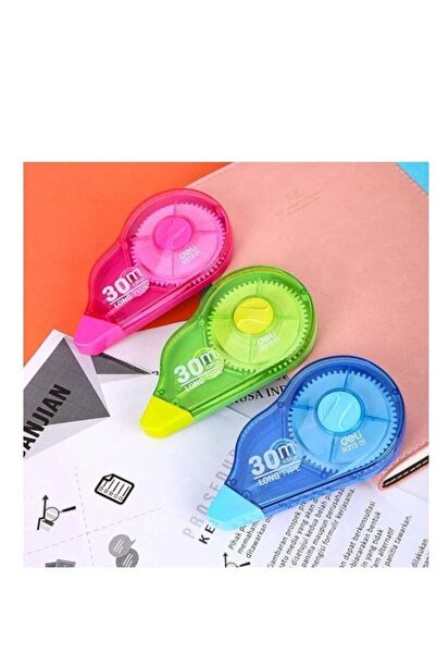 Generic Correction Tape Excellent Covering Power - Assorted Color Deli Eh2130...