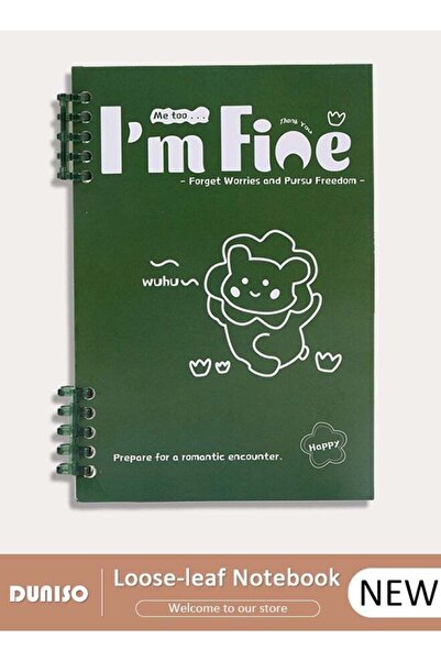 Generic Spiral Notebooks, A5 120 Pages Hardcover Journal Notebooks, Waterproo...