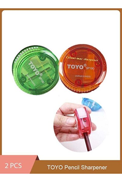 Generic TOYO Pencil Sharpener （2PCS）SP190 Pencil Sharpener for Students(Orang...