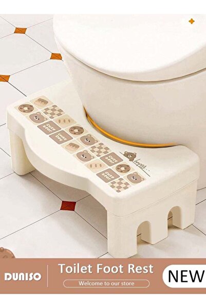 Generic Toilet Foot Rest, Non-Slip Toilet Stool for Bathroom, Portable Foot S...
