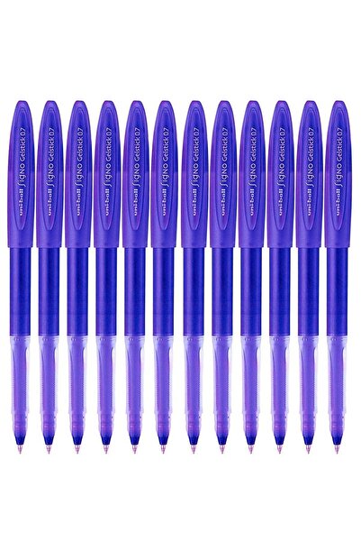 Generic 12-Piece Signo Gelstick Gel Ink Pen 0.7mm Tip Violet Ink