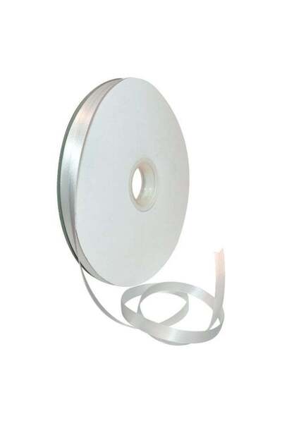 Generic Morex Ribbon Double Face Satin Ribbon, 3/8 inch x 100 yard, White