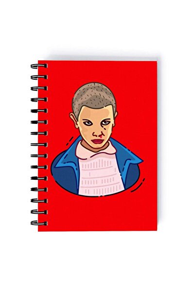 Generic Spiral A5 Notebook TV Series Stranger Things Netflix Eleven Retro