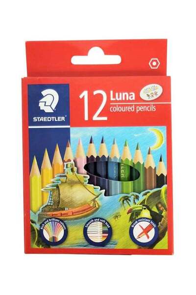 Generic 12-Piece Luna Short Pencil Set Multicolour