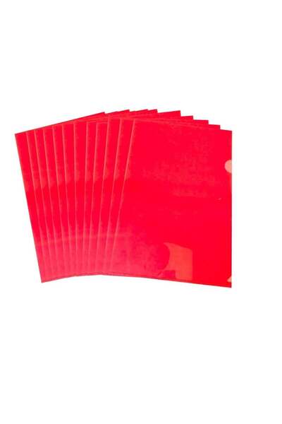 Generic A4 Plastic File L Type Folders Project Pockets Clear Paper Document J...