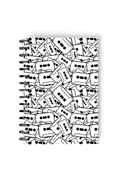 Generic Spiral A5 Notebook Cassette Pattern TV Series Netflix 13 Reasons Why ...