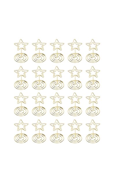 Generic 20PCS Small Five-Pointed Star Business Card Holder, Creative Note Hol...