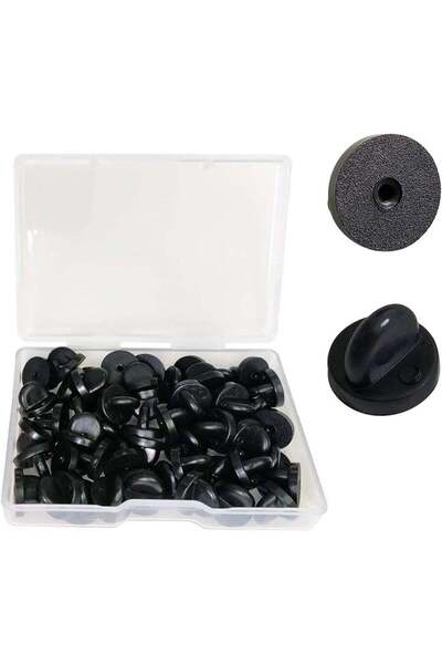 Generic Lapel Pin Rubber Pin Backings,Butterfly Clutch Backings PVC Rubber Pi...