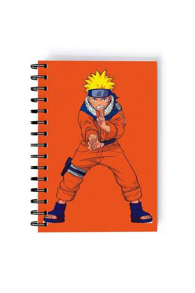 Generic Spiral A5 Notebook Naruto Orange Japanese Animated Series Shonen Acti...