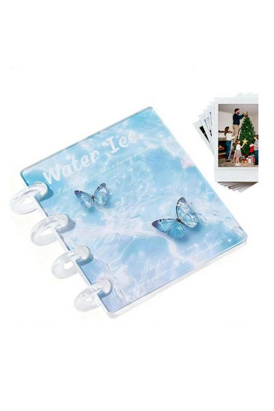 Generic Clear Binder for Documents and Sticker Collection,20 Inner Pages Note...