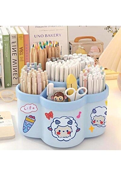 Generic Pen Holder for Desk, 360°Rotating Pencil Pen Holder, Desk Pen Organiz...