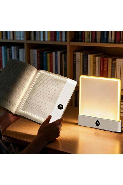 Generic 2 in 1 LED Book Light Night Light, Rechargeable Eye Caring Reading Li...