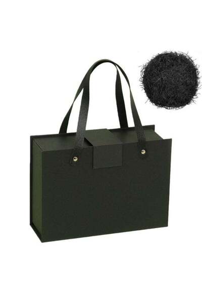 Generic Black Gift Box - 29*22*10cm Gift Boxes with Lids and Handles, Portabl...