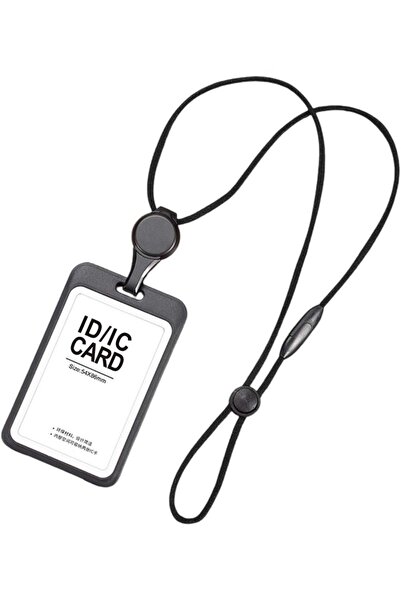 Generic Retractable Badge Holder Lanyard with Security Buckle – Large Capacit...