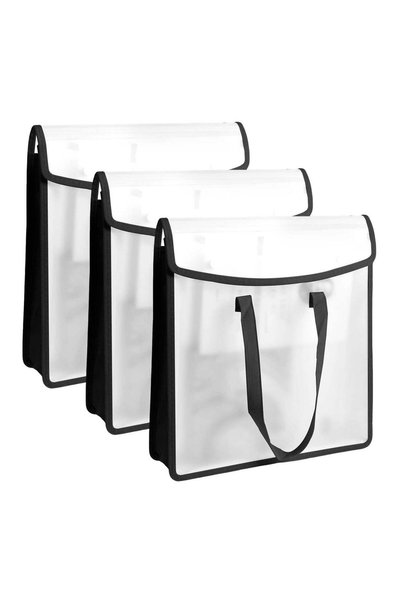 Generic Scrapbook Paper Storage Organizer 3 Pack, Expanding Paper Folio 13.1Ã...