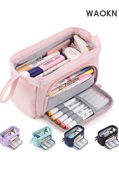 Generic Premium Large Capacity Pencil Case – Extra Spacious Multi-Compartment...
