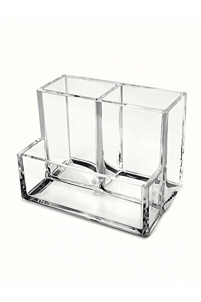 Generic Pen Holder, Clear Acrylic Pen Holder for Desk, Makeup Brush Storage O...