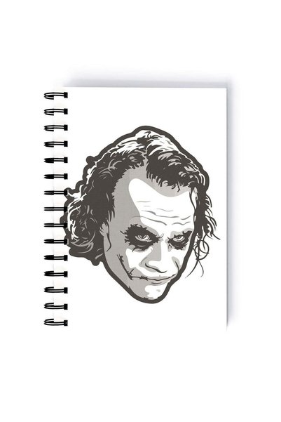 Generic Spiral A4 Notebook Joker Comic Book Series Neon Aesthetic Heath Ledge...