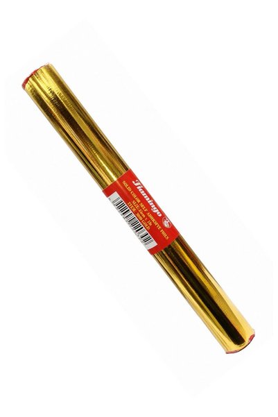 Generic Solid Color Self Adehsive Foils Size 45cm x 10yard Gold