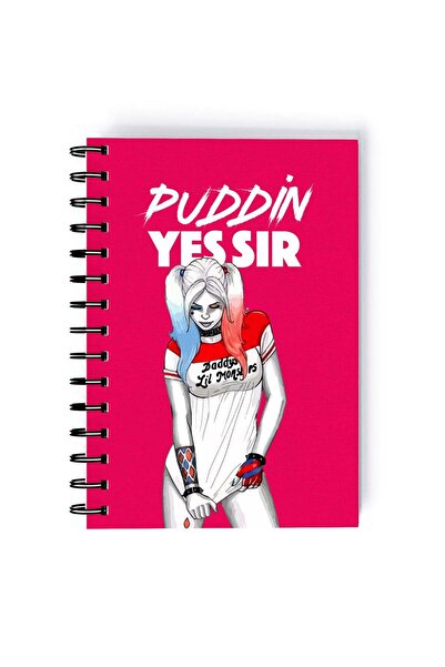 Generic Spiral A5 Notebook Yes Sir Quote Dr Harleen Quinzel Squad Harley Quinn