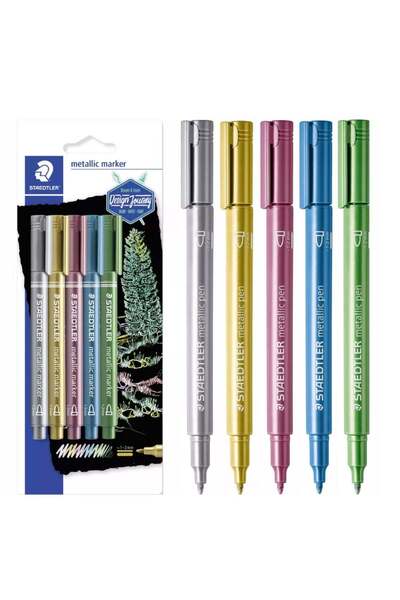 Generic 5-Piece Metallic Marker Pen Set