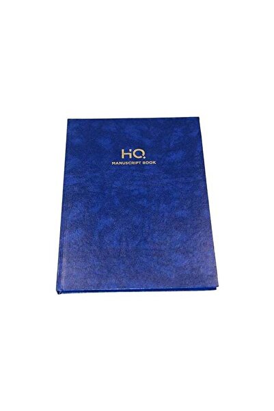 Generic A4 Manuscript Book - Blue Cover