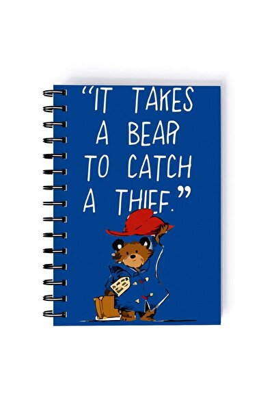 Generic Spiral A5 Notebook Paddington Dedective Classic Cartoon Kids Gift Thi...