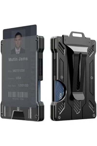 Generic Business Card Holder, Rfid Blocking Wallet, With Transparent Window I...