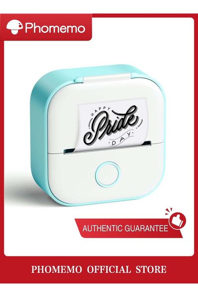 Generic T02 Inkeless Mini Printer - Bluetooth Thermal Sticker Printer for Not...