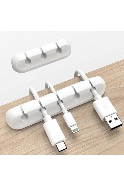 Generic White Silicone Cable Clips, Cord Organizer Cable Management, 2 Packs ...