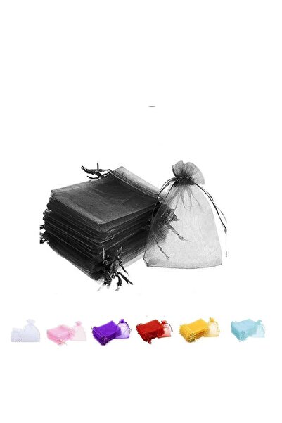 Generic 100 Pieces Organza Bags with Drawstrings | 7 X 9 cm Organza Bags for ...