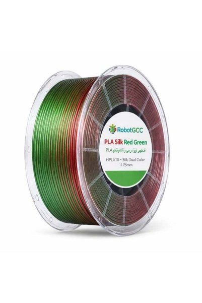 Generic PLA Silk Red Blue Green Gradient 1.75mm 3D Printer Filament – Premium...