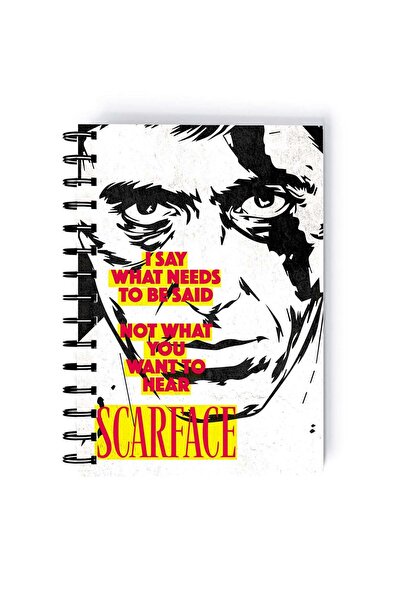 Generic Montana Management Co Printed Spiral A5 Notebook Black/Yellow/White