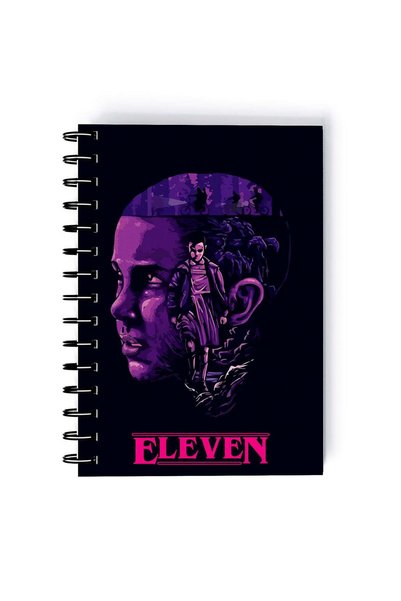 Generic Spiral A5 Notebook Stranger Things TV Series Netflix Eleven