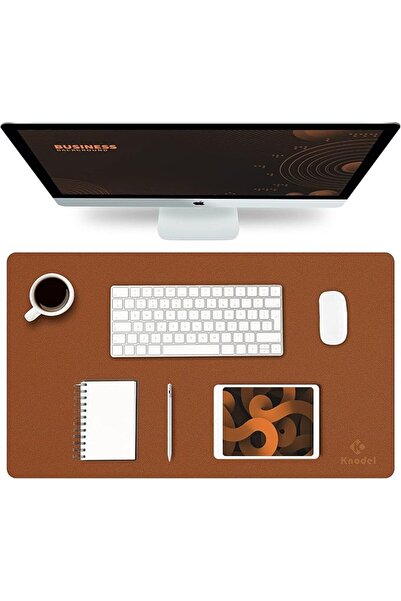 GENERAL K KNODEL Large Office Leather Desk Mat, Mouse and Keyboard Pad, Compu...