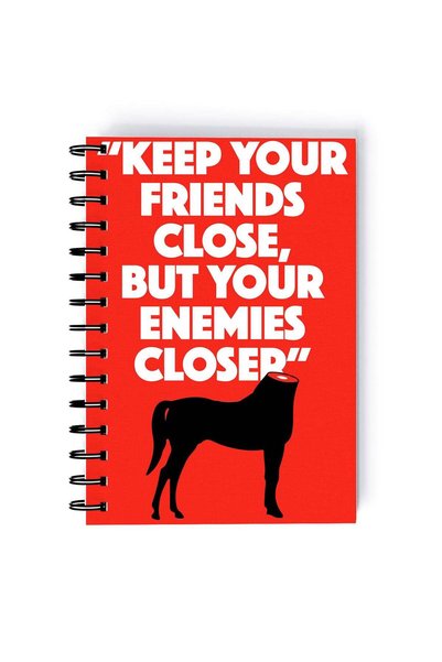 Generic Spiral A4 Notebook The Godfather Keep Enemies Close Quote Classic Mov...