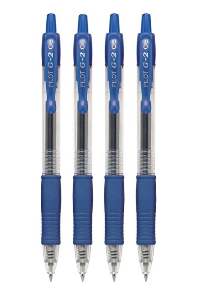 Generic PILOT G2 Gel roller pen 0.5 Blue ink 4 pcs