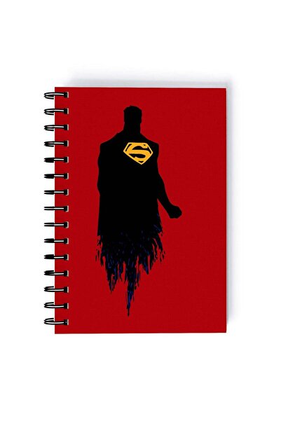 Generic Spiral A5 Notebook Superman Clark Kent Minimal Super Man