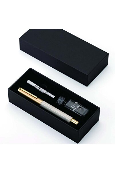Generic Luxury Stainless Steel Fountain Pen Set, Fine Point Smooth Writing Pe...