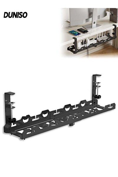 Generic Under Desk Cable Management Tray,No Drill, Table Cable Basket Under D...